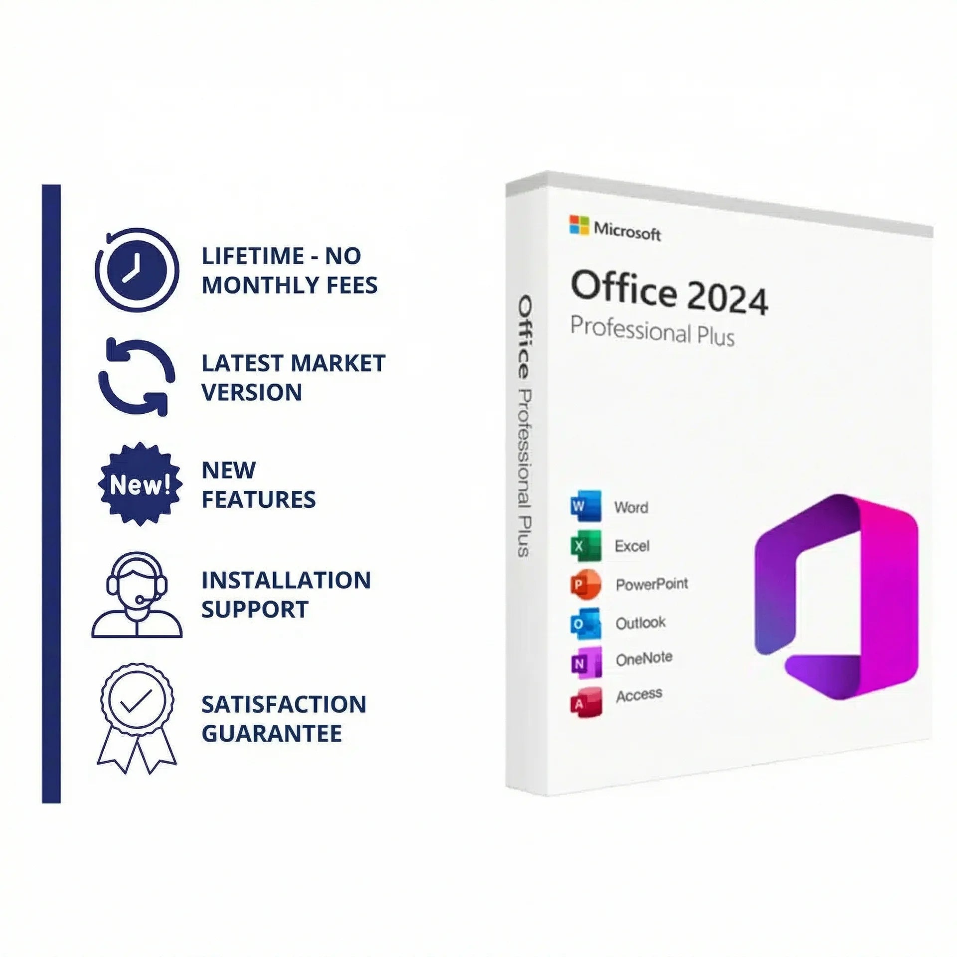 Microsoft Office 2024 Pro Plus License (Lifetime)